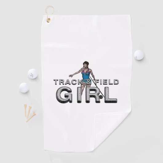 TOP Track und Field Girl Golfhandtuch (Insitu)