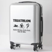 TOP Triathlon Aufkleber (Koffer)