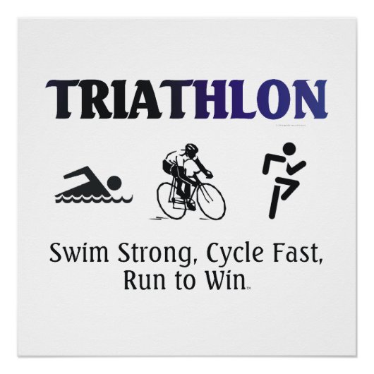 TOP Triathlon Poster (Vorderseite)