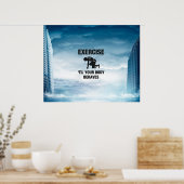 TOP Übung Til Body Behaves Poster (Küche)