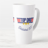 Top-Vater mit bearbeitbarem Datum Milchtasse (Rechte Ecke)