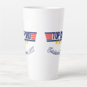 Top-Vater mit bearbeitbarem Datum Milchtasse (Vorderseite)