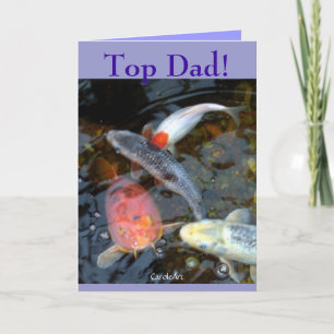 "Top Vater" Vatertagskarte Karte