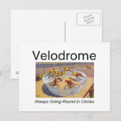TOP Velodrome Circles Postkarte (Vorne/Hinten)
