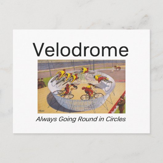 TOP Velodrome Circles Postkarte (Vorderseite)
