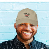 Top-Verkäufer! Weltbeste Papa-bestickte Kappe