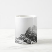 TOP VIEW OF SNOWY MOUNTAIN KAFFEETASSE (Mittel)