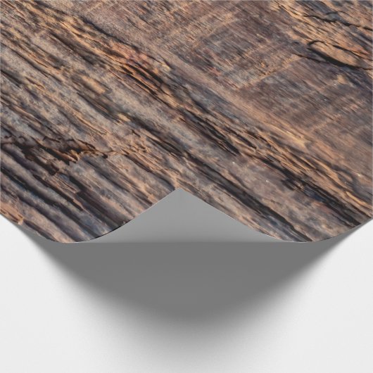 Top-View Textur aus altem Holz. abstrakt, alt, ant Geschenkpapier (Ecke)