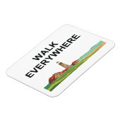 TOP Walking überall Magnet (Linke Seite)