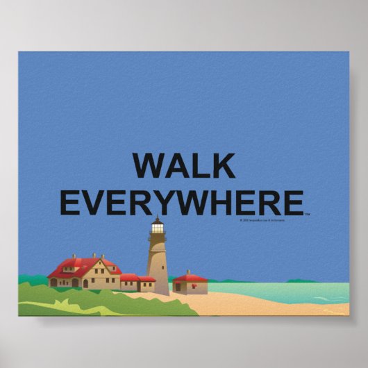 TOP Walking überall Poster (Vorne)