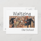 TOP Waltzing Old School Postkarte (Vorne/Hinten)