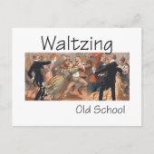 TOP Waltzing Old School Postkarte (Vorderseite)