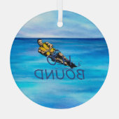 TOP Wasserski Glas Ornament (Rückseite)