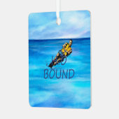 TOP Wasserski Metal Ornament (Vorderseite links)