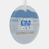 TOP White Sands Glas Ornament (Vorderseite Rechts)
