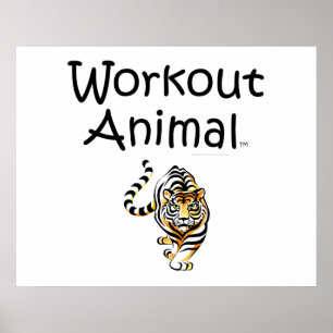 TOP Workout Animal Poster