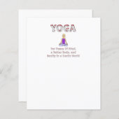 TOP Yoga Slogan (Vorne/Hinten)