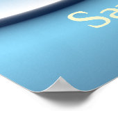 TOP Yoga Slogan Poster (Ecke)