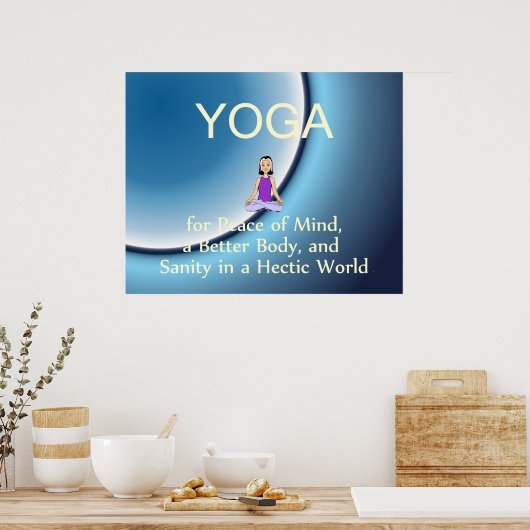 TOP Yoga Slogan Poster (Küche)