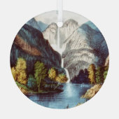 TOP Yosemite Glass Ornament (Rückseite)
