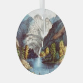TOP Yosemite Glass Ornament (Vorderseite Rechts)