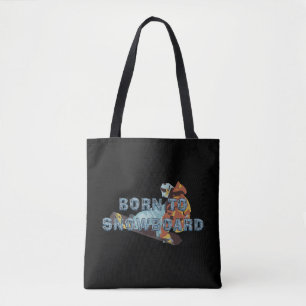 TOP Zum Snowboarden geboren Tasche