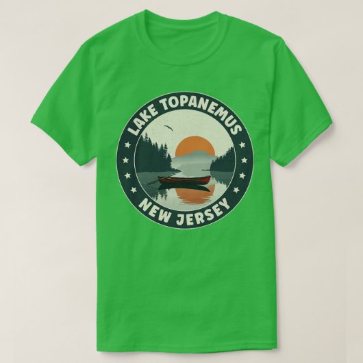 Topanemus-See New Jersey Sunset T-Shirt (Design vorne)