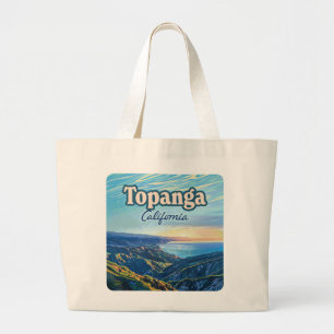 Topanga California Canyon Los Angeles Vintag Jumbo Stoffbeutel