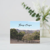 Topanga Canyon Postcard California Travel Keepake Postkarte (Stehend Vorderseite)