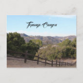 Topanga Canyon Postcard California Travel Keepake Postkarte (Vorderseite)