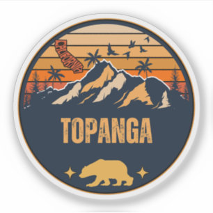 Topanga, Kalifornien Aufkleber