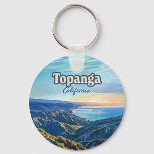 Topanga Kalifornien Canyon Los Angeles Vintage Schlüsselanhänger