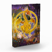 Topas Kosmischer Drache Acrylblock Fotoblock (Links)