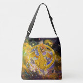 Topas Kosmischer Drache Tragetaschen Mit Langen Trägern (Rückseite)