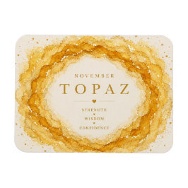 Topas November Geburtsstein Flexi Magnet