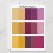 Topaz Amethyst Ruby Jewel Tone Wedding Colors (Vorderseite)