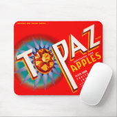 Topaz-Äpfel Mousepad (Mit Mouse)