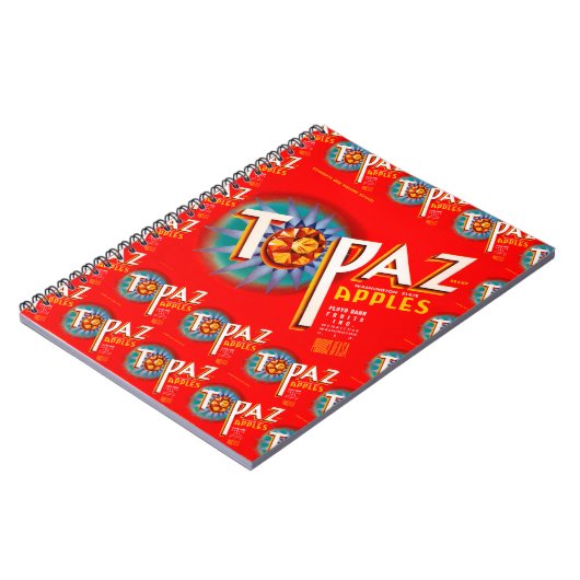 Topaz Apple Label Multiprint Notizblock (Linke Seite)