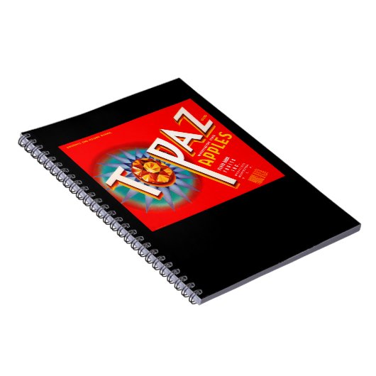 Topaz Apple Label Notizblock (Rechte Seite)
