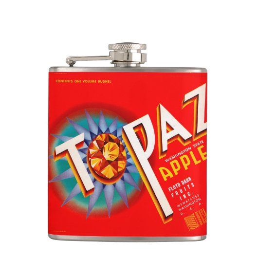 Topaz Apples Flachmann (Vorderseite)