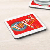 Topaz Apples Getränkeuntersetzer (Linke Seite)