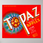 Topaz Apples Poster (Vorne)
