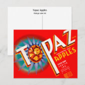 Topaz Apples Postkarte (Vorne/Hinten)