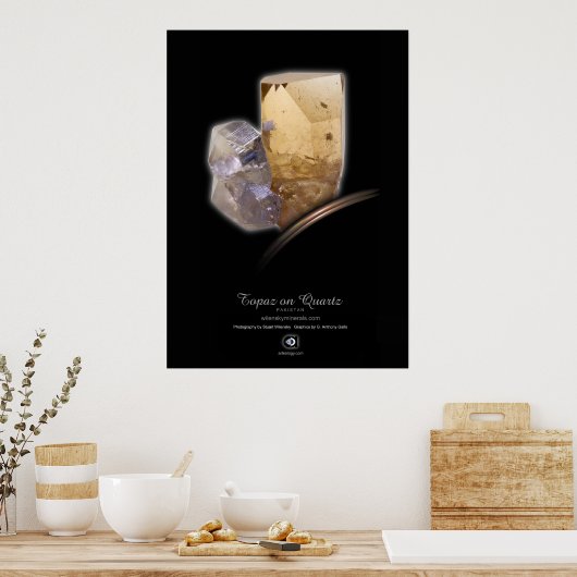 TOPAZ AUF QUARTZ POSTER (Küche)