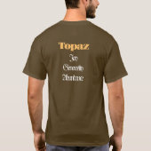 Topaz Birthstone - November T - Shirt (Rückseite)