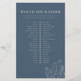 Topaz Blue Wildblume Line Art würde sie eher