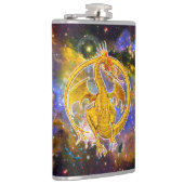 Topaz Cosmic Dragon Flachmann (Rechts)