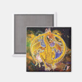 Topaz Cosmic Dragon Magnet (Vorderseite/Rückseite)
