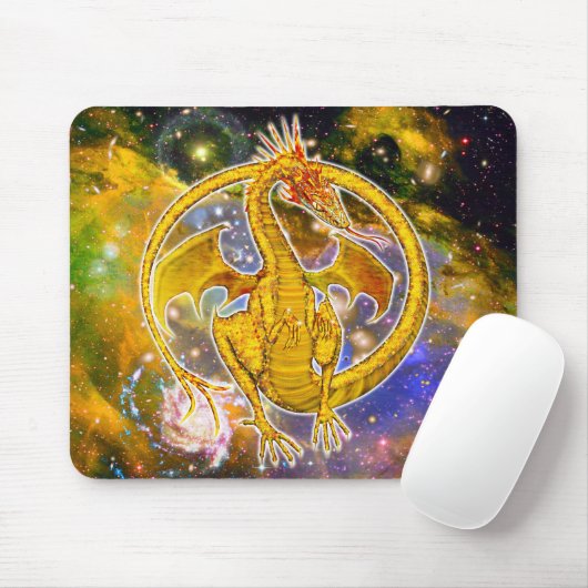 Topaz Cosmic Dragon Mousepad (Mit Mouse)