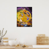 Topaz Cosmic Dragon Poster (Küche)